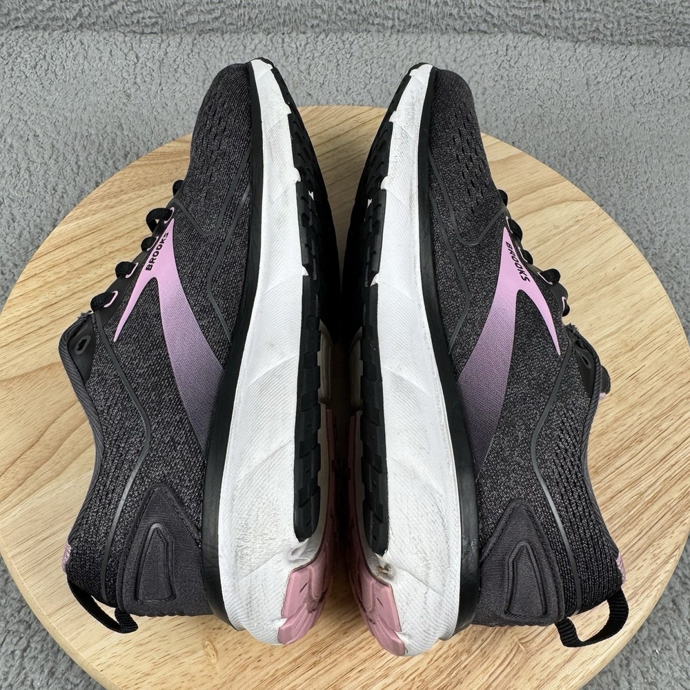 Brooks Womens Transmit 3 Womens 9.5 B Medium Black Running Shoes 1203501B077 - Picture 6 of 12